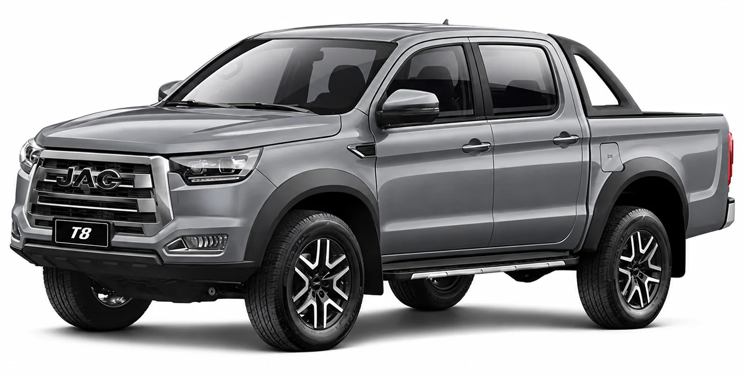 JAC T8 Pickup gris. Deshon Cia. Nicaragua.