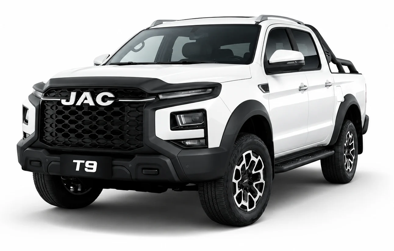 Pickup JAC T9 blanca. Deshon Cia. Nicaragua